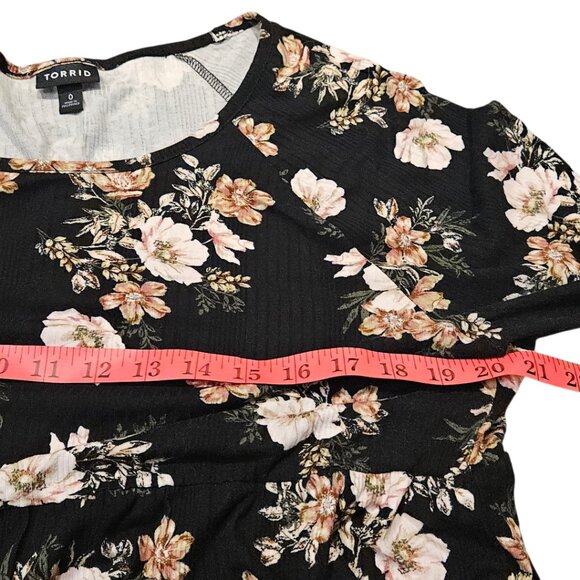 NWOT Torrid Soft Long Sleeve Top sz O/L/12 - Picture 4 of 6